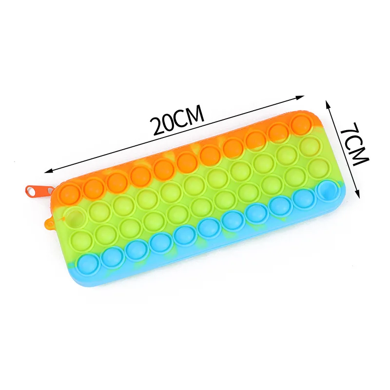Trousse Silicone Kawaii Étui à Crayons Portable - Organisateur Mignon Étudiants & Beauté