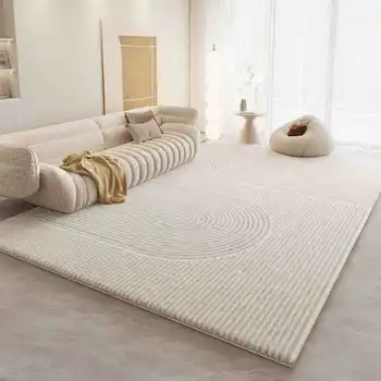 Plush Geometric Area Rug 1