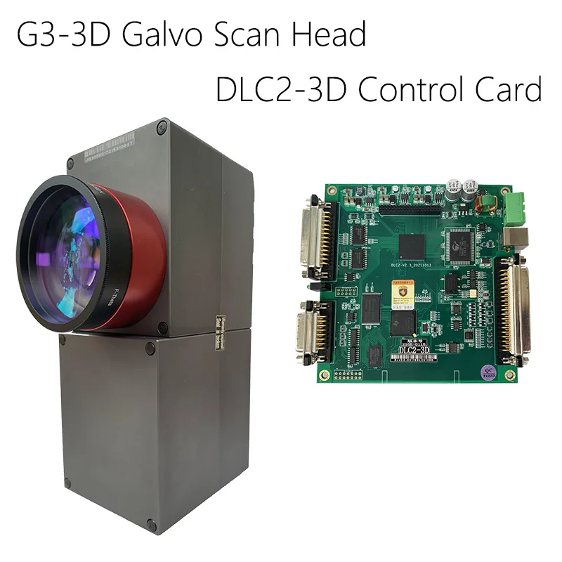 JCZ G3 3D Galvo Scan Head with DLC23D Control Board Marking Card Fiber