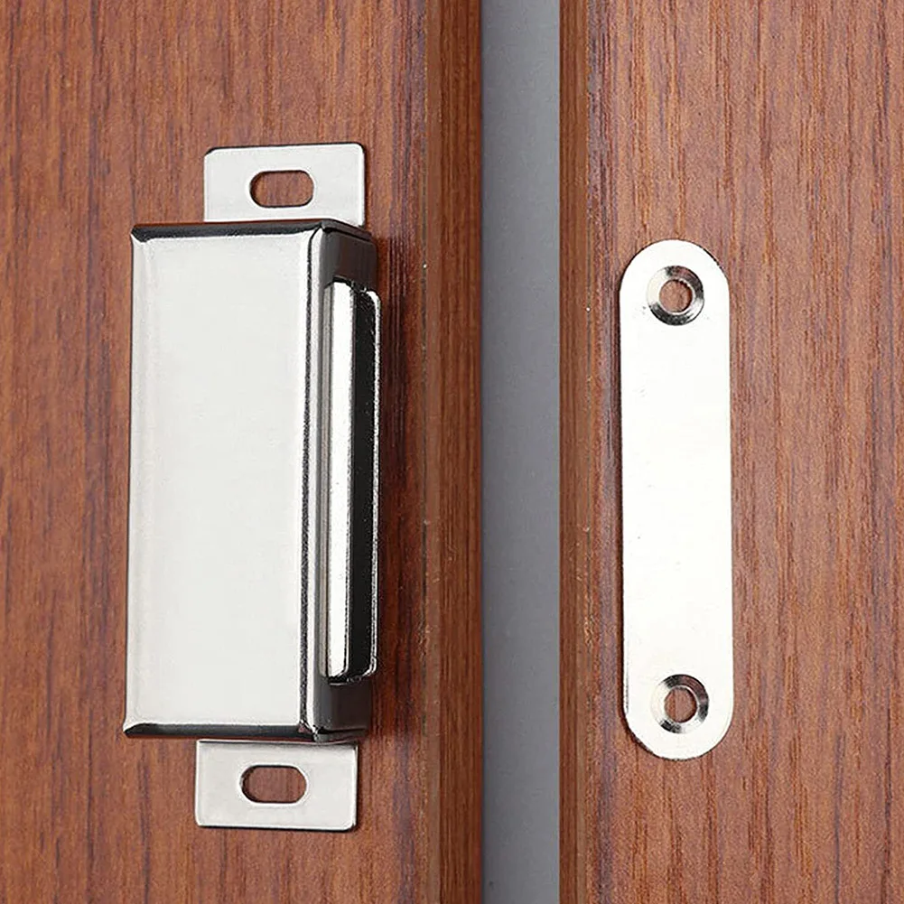 

1pcs Stainless Steel Cabinet Magnetic Catch Heavy Duty Cupboard Magnetic Catch For Cabinets Drawers Sliding/Screen Door