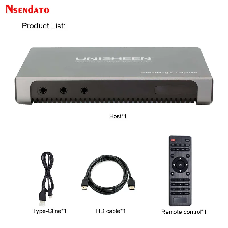 4K 60Hz HDMI USB Video Capture Grabber Card Box 1080p 144FPS USB3.0 Video Capture Recorder For OBS Vmix Zoom Game Live Streaming