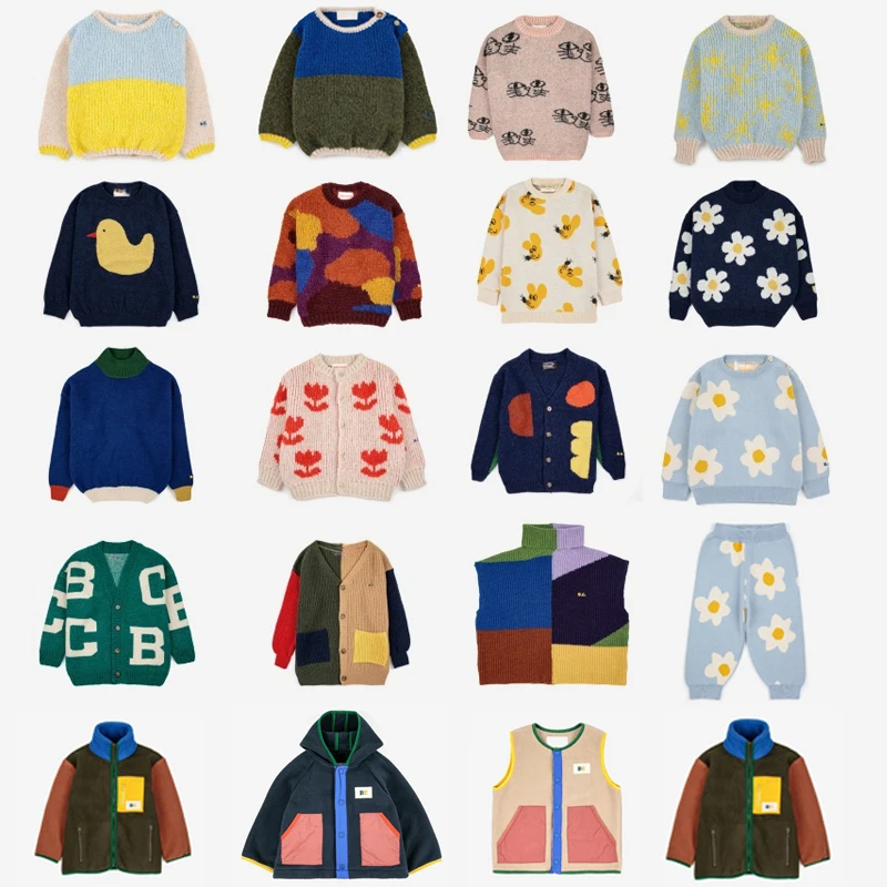 

Pre-sale (Ship October) 2023 BC Children Boys Girls Wool Knit Pullover Sweater Winter Baby Girl Clothes Warm Cardigan Kids Pants