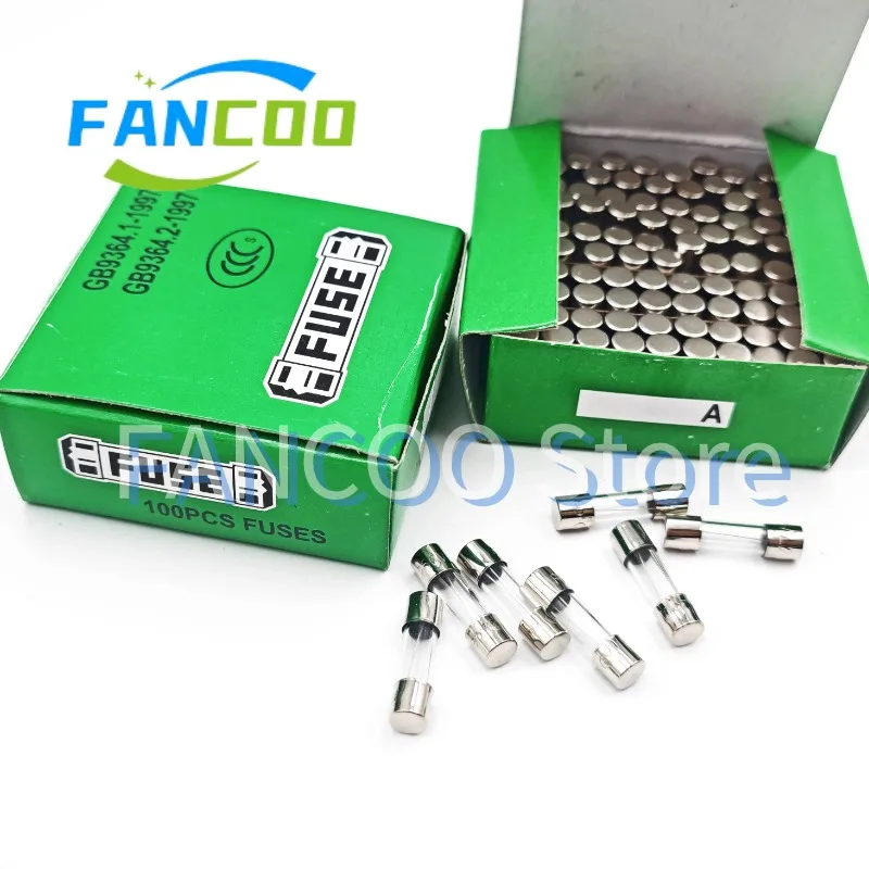Glass tube 5x20mm F0.25A 6.3A Quick Blow 5X20 F0.1AL250v 1A 0.2A-30A