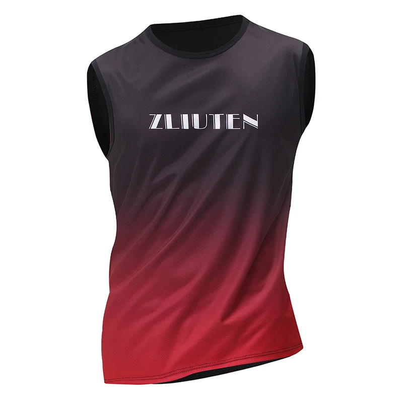 Men's Four Seasons Quick-drying Gradual Vest 4/2/1 Piece Youth Loose Sports Running Playing Shirt Middle-aged Men's Breathable T