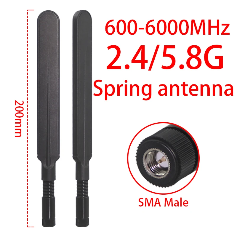 Antenă dublă de frecvență 2.4G 5.8G SMA masculin pentru FPV