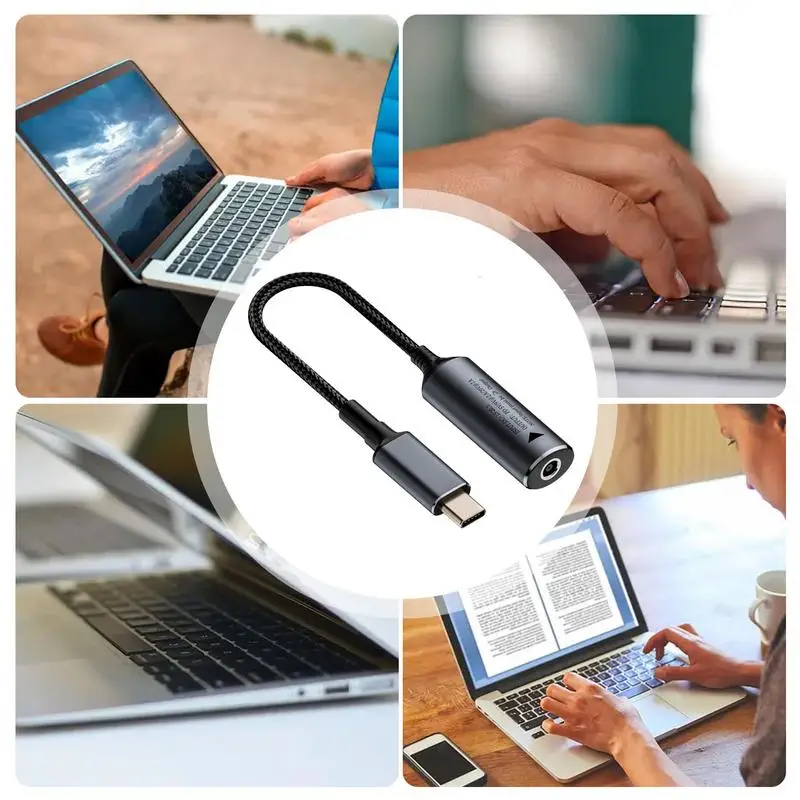 USB C타입-DC 케이블, 노트북 Pd 충전기, DC 암 입력, USB C타입 수 편조 어댑터 케이블, 야외 테스트 스튜디오 및