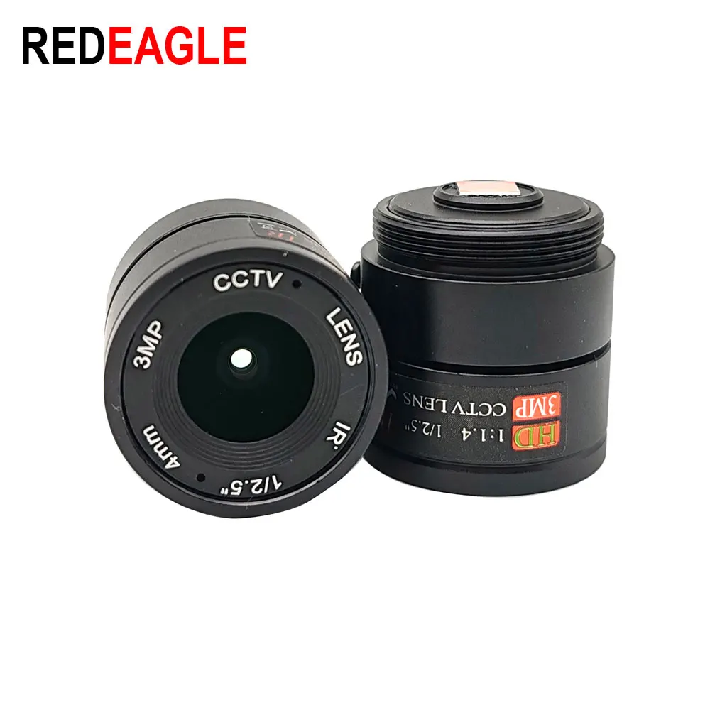Industrial 3.0MP 4mm 6mm CS Mount CCTV Lens with 650nm IR Filter camera lens