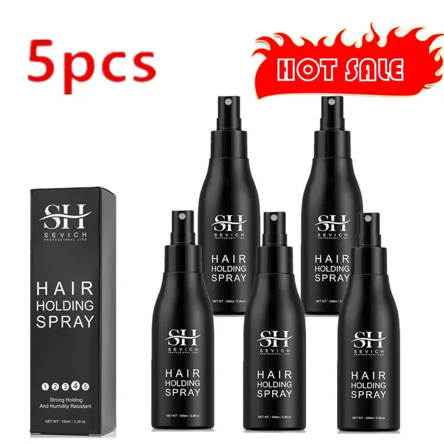 5PCS Hair Hold Spray For Men Hair Building Fiber Applicator Hair Fixing Spray Hair Hold Spray Water Salon Hair Styling Product