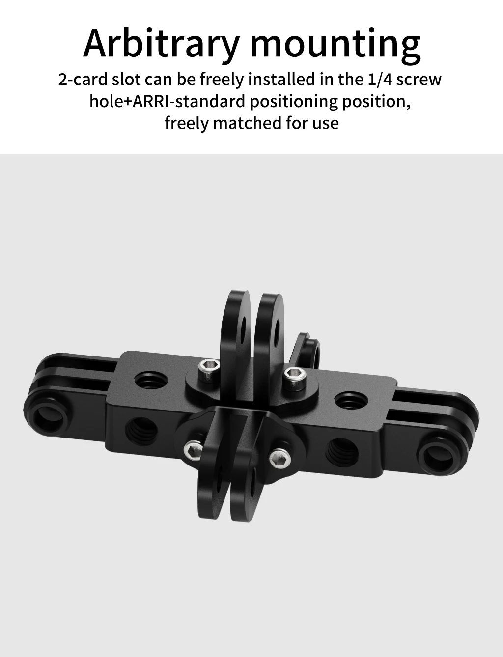 3-Position Licht Stand Halterung Handy Halter Stativ 1/4 Verlängerung Halterung für Gopro Action 5Pro Mic Füllen Licht live-Übertragung – Detail 8