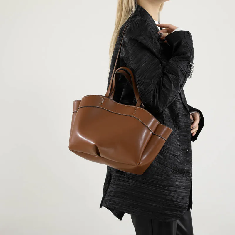 Fashion Leather Large Capacity Women Handbags Designer Letters Shoulder Crossbody Bags Luxury Big Shopper Women Tote Bag Shopper