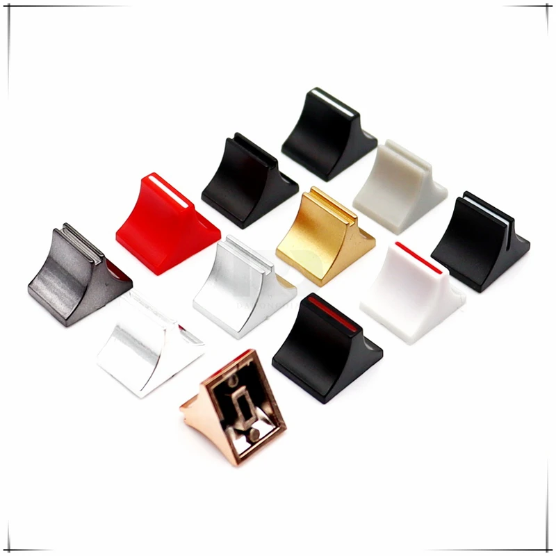 webcast Sound card push rod cap Mixer sliding cap Volume console push button knob inner hole 4MM 10PCS potentiometer knob cap mixer knob cap plastic knob cap tactile button caps