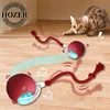 Cat Interactive Ball Toys Automatic Rolling Ball Faux Tail Rechargeable Smart Pet Electric Toy Dog Cat Training Imitate Mouse 1