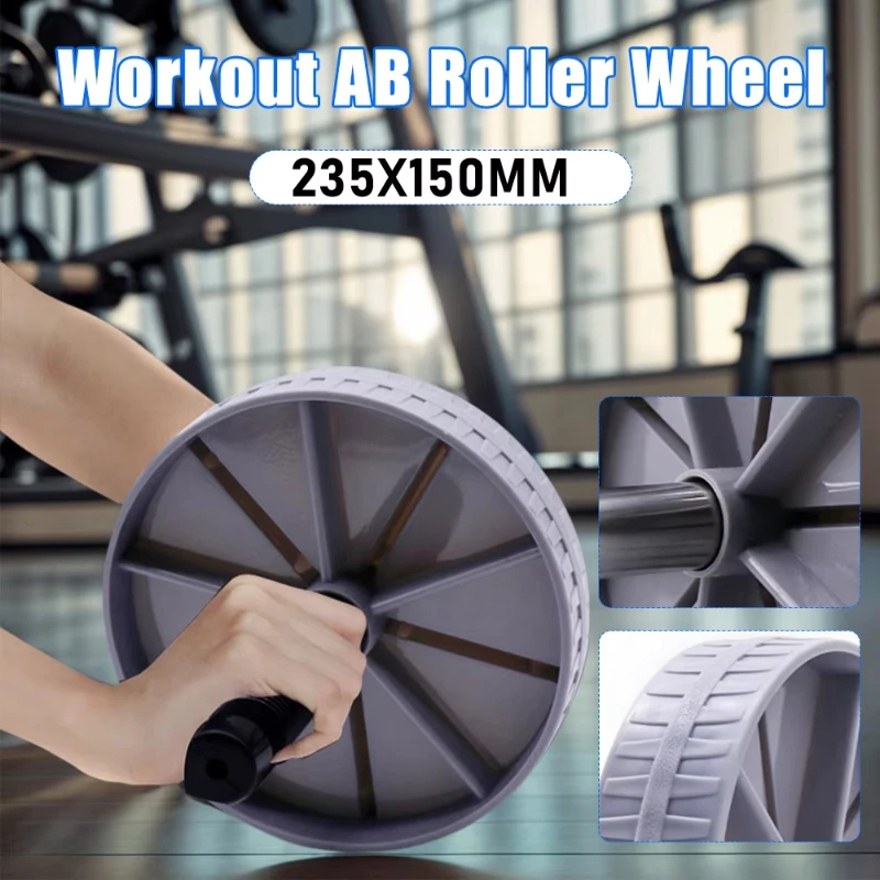 1pcs abdominal wheel strong load bearing non slip roller strengthen muscle exercise equipment fitness training home use silent 1Pcs Abdominal Wheel Strong Load Bearing Non-slip Roller Strengthen Muscle Exercise Equipment Fitness Training Home Use Silent 1