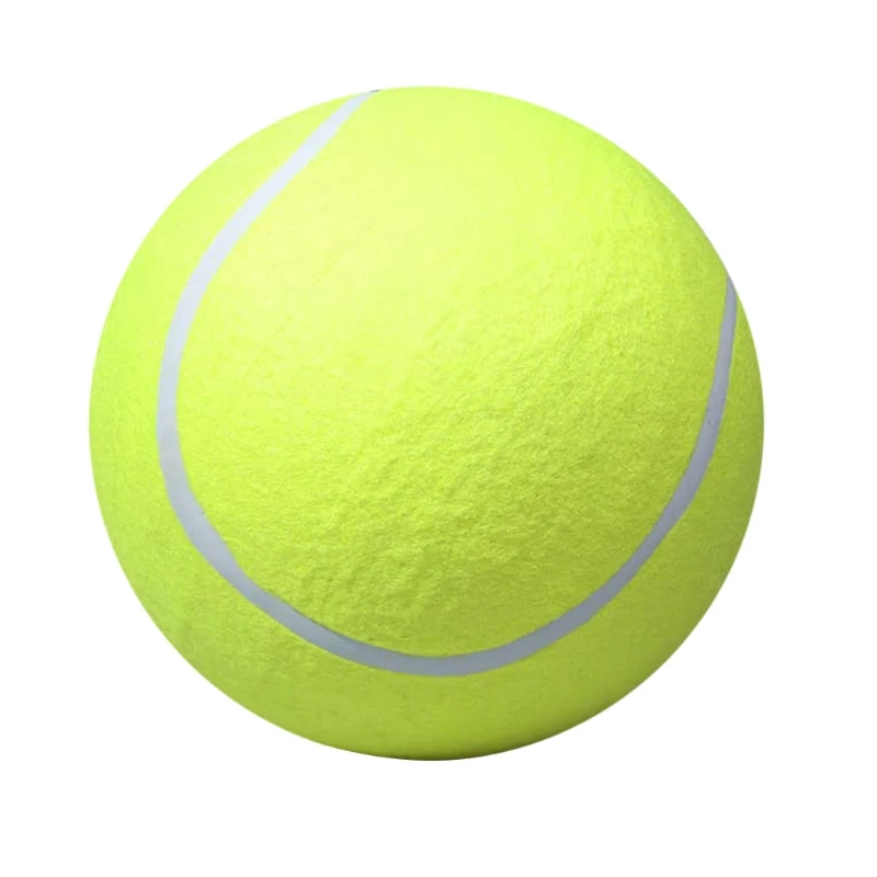 

yunyun Dog Toy Tennis Ball Pet Training Inflatable Oversize for Giant Rubber Tennis Bal
