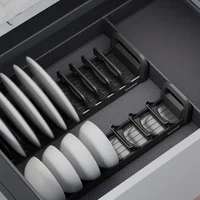 Goldmine 2022 ใหม่บนโต๊ะอาหารลิ้นชัก High-end ตู้ครัวอุปกรณ์เสริม Pull-OUT องค์กรชั้นวาง WPC-750 6