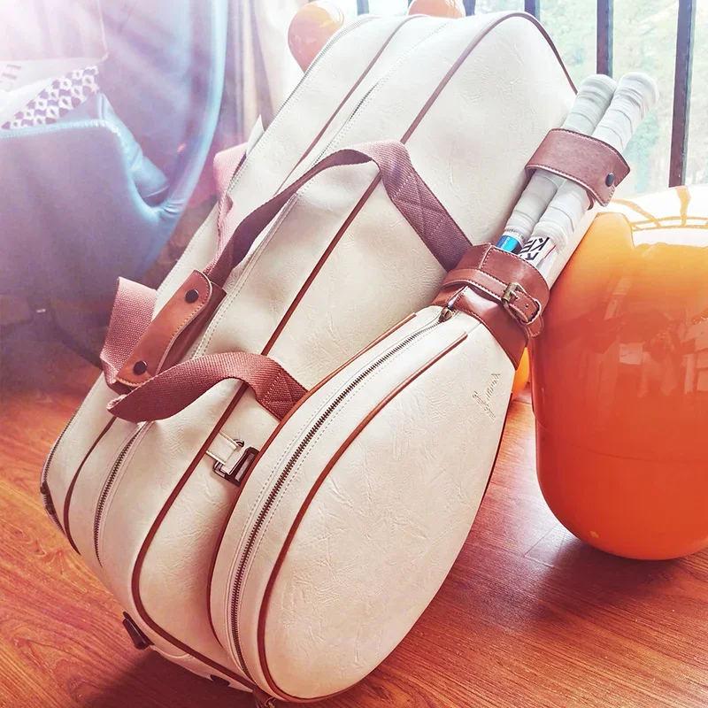Greatspeed Multifunctional Tennis Bag Vintage Unisex Badminton Bag Separate Shoe Compartment Racket Insulation 3
