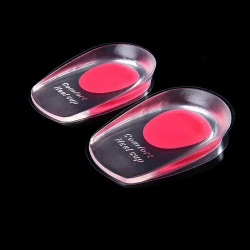 Comfort Heel Pain Insoles Relieve Foot Pain Silicon Gel Heels Cup Cushion Protectors Spur Support Shoe Pad Feet Care Inserts shoe insoles heel patch insole heel protector heel protector pads heel insoles heel cushion insole heel cushion protector heel protector patches
