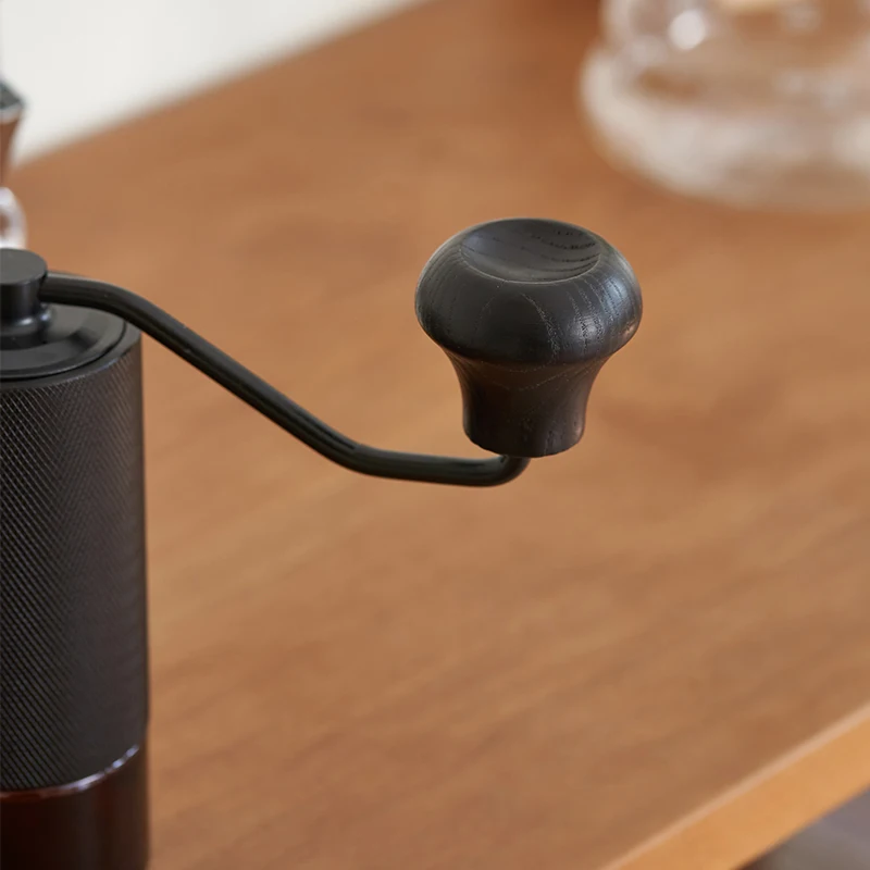 Description Picture 5 of itemManual coffee bean grinder CNC small household hand coffee grinder CNC Stainless Steel Professional Double Bearing Adjustable