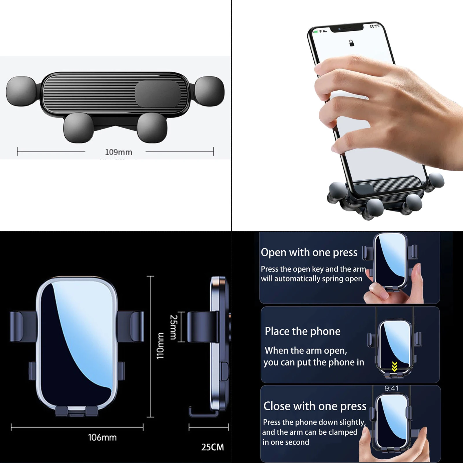 Phone Holder Screen Fixed Navigation Bracket Base Wireless for Toyota Land Cruiser LC200