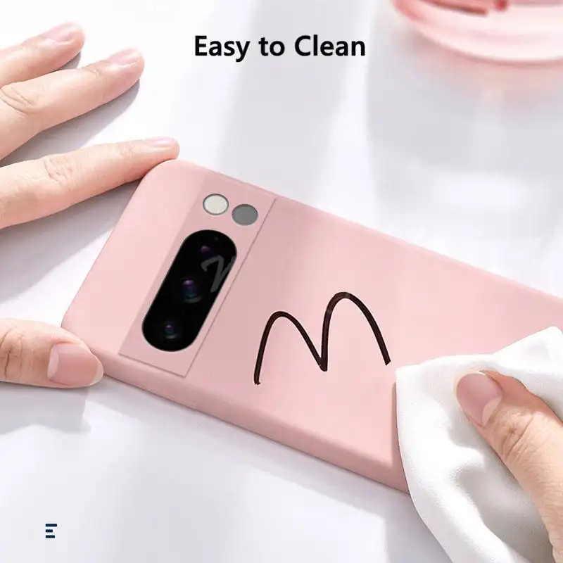 For Google Pixel 8 Pro Case Pixel 10 Pro Cover Liquid Silicone Rubber Protector TPU Case Pixel 9 Pro XL 8 Pro 8A 7A 7 6A 6 Pro - Image 3