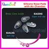 100pcs Air Chamber Silicone Nose Pads Screw-in Push-in For Eyeglasses Eyewear Glasses Accessories 14mm SIA14 6