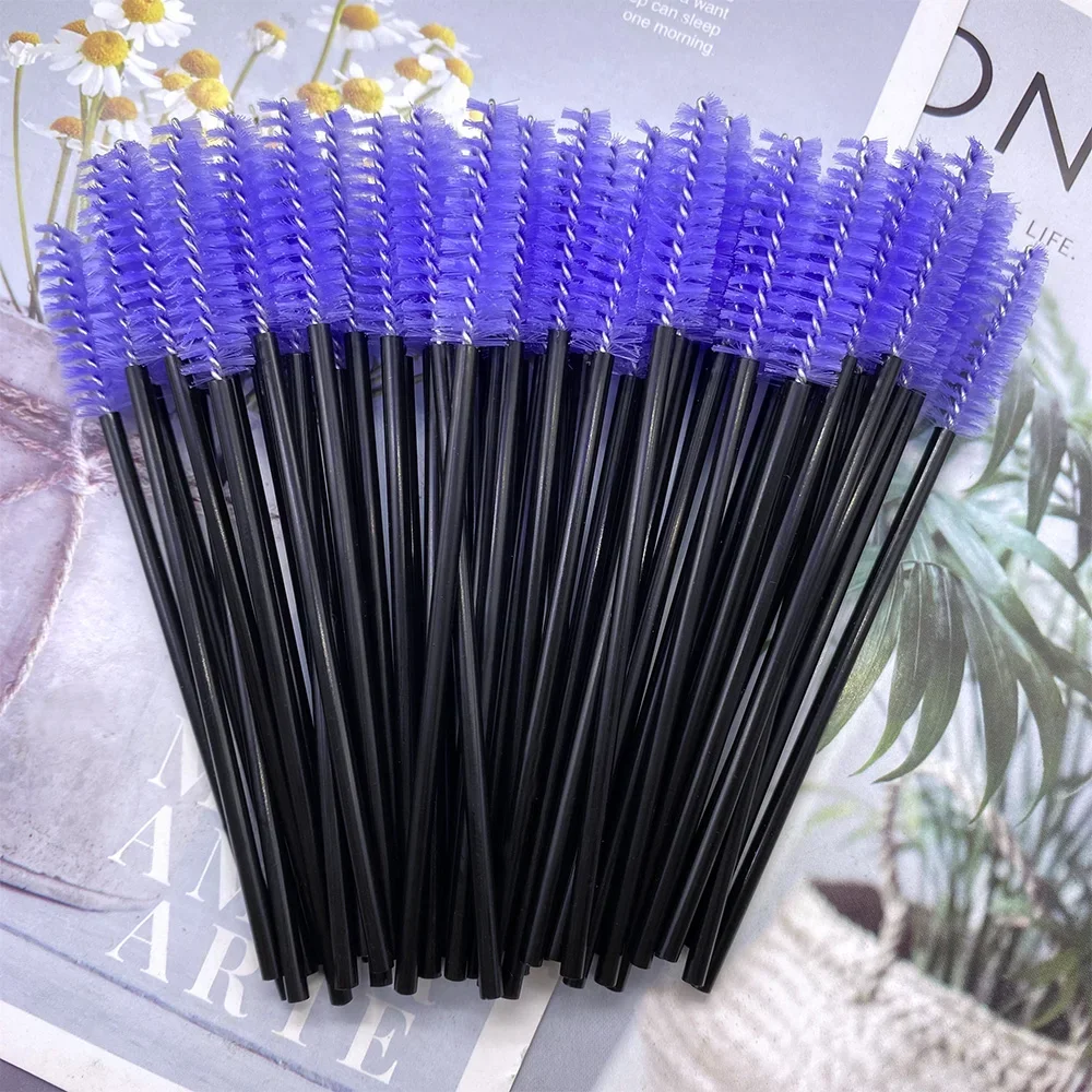 150/300pcs Mascara Wands Eyelash Brush Spoolies for Eye Lash Extension, Eyebrow and Makeup Tool Wholesale Makeup Brushes