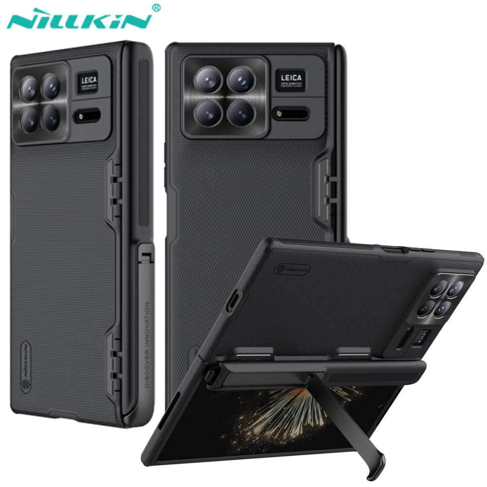 Per Xiaomi Mix Fold 3 Case Nillkin Super Glassato Shield Fold Pc + Tpu Cover Posteriore Pieghevole A 180 ° Con Cavalletto Per Xiaomi Mix Fold 3