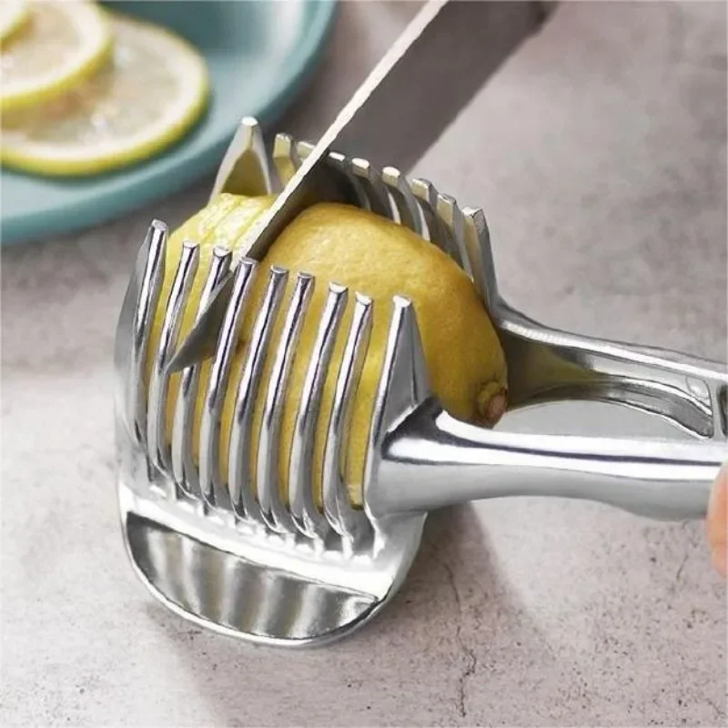1PC Lemon Slicer Multifunctional Fruit Divider With Handle Tomato Tomato Slicer Tool For Home Use Kitchen Gadgets Kitchen Items