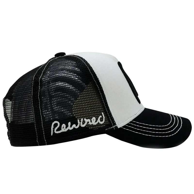 R Letter Hat Men's Baseball Hat Leisure Full Court Fishing Sunscreen Women's Sunshade Leisure Racing