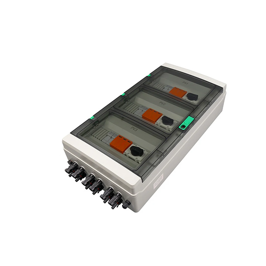 Photovoltaic DC Combiner Box 3 IN 3 OUT DC1000V Fire and Lightning ...
