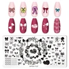 Cartoon Animals Nail Art Stamping Plates Snake Dogs Butterfly Bow Leaves Image Printing Stencils Nail Stamp Templates Nail Tool 5