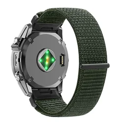 Nylon Quick Release Watch Strap - Fenix8 Collection, 22mm/26mm Bracelet - QuickFit 26mm (1 - Army green)
