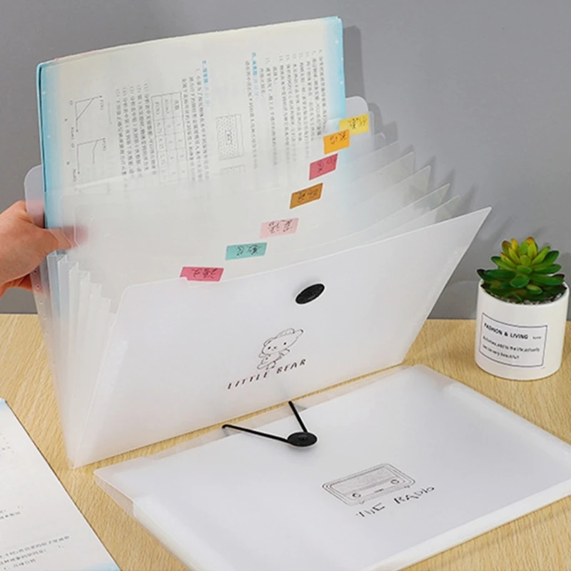 

Pocket File Folder Accordian File with Pockets, Expandable File Folder