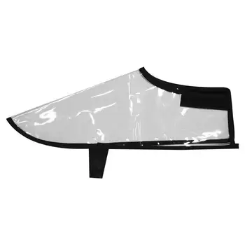 이발소 미용사 특수 일회용 신발 커버, 깨진 머리카락 더러움 방지, 투명 보호 커버, 1 쌍