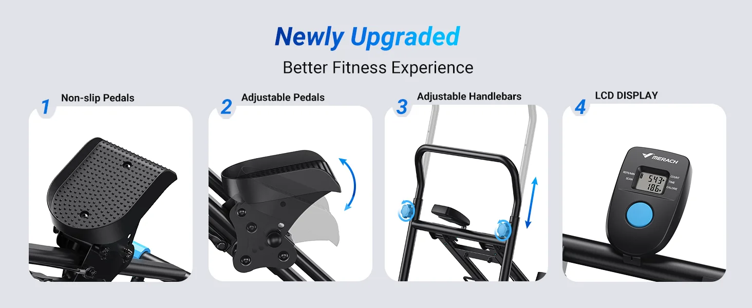 Description Picture 4 of itemStair Stepper for Home Gym Exercise, New Version Vertical Climber Machine for Full-Body Workout, Compact Folding Cardio Exercise