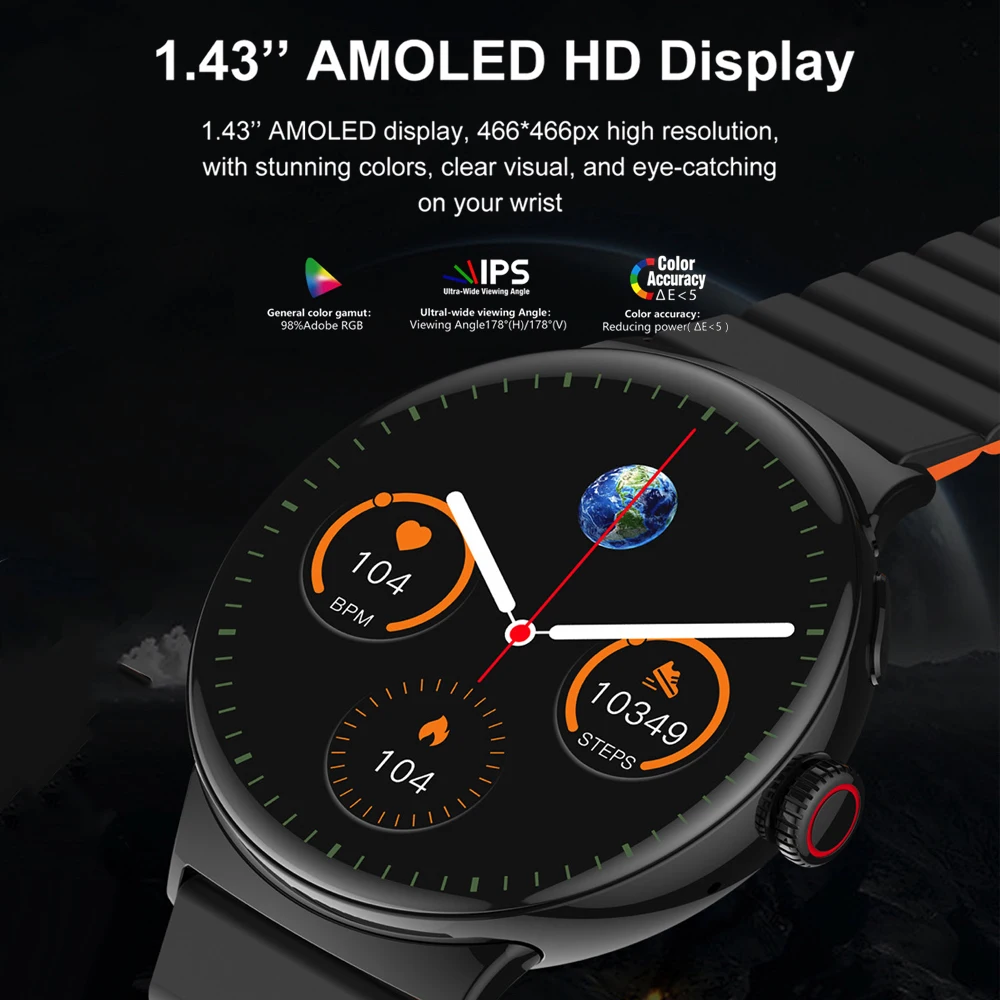 AMOLED HD ũ  Ʈ ġ, ɹڼ,  ,  ȭ,  Ʈ ġ,   ġ, 1.43 ġ