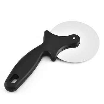 Stainless steel pastry cutter pizza cutter knife cookie cake roller wheel scissor kitchen baking tool