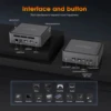 WUDUNG U58 MINI PC AMD Ryzen7 5825U 4.5GHZ 16G DDR4/512G SSD WIFI6E BT5.2 Support 3 Screen RJ45 2.5G 1000M Win 11 Pro Computer 6