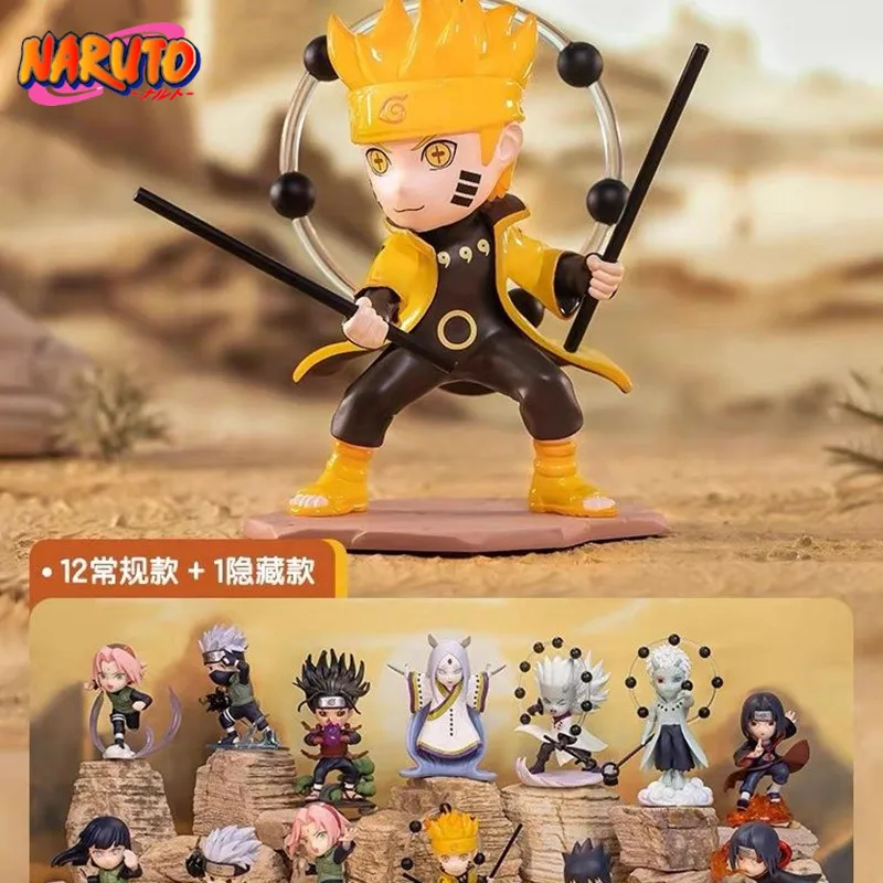 

Naruto Popmart ниндзя, Серия мировой войны, модные фигурки Kakashi, загадочная коробка, Коллекционная модель, орнамент, игрушки, подарок