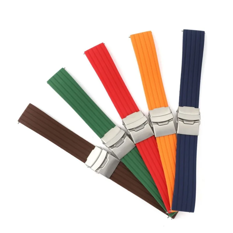 Quick Release Silicone Waterproof Sport Watch Strap with Tool