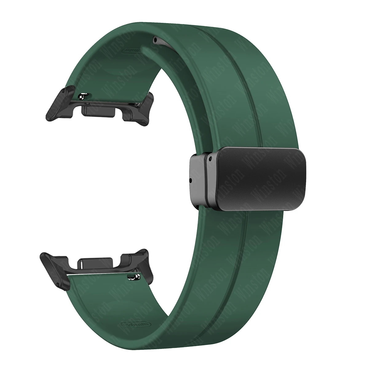 Magnetic Buckle Silicone Watch Band - Universal Fit