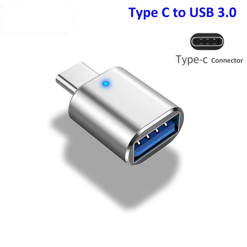 OTG Adapter Type C to USB3.0 Connector USB A to USB C Male Female Converter for Laptop Mobile Phone Data Transfer