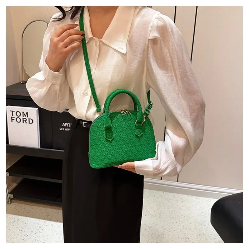 New Simple Casual Armpit Crossbody Bag Shell Fashion Luxury Brand Shoulder Bag Trend Women's Handbag Crossbody Shoulder Bag
