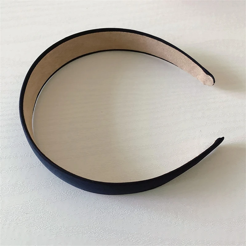 2 stücke 2.5/3cm matte Satin Stirnbänder für Frauen breite rutsch feste Stirnband Mädchen einfache Mode Haar bänder DIY Haarband Haarschmuck – Detail 14