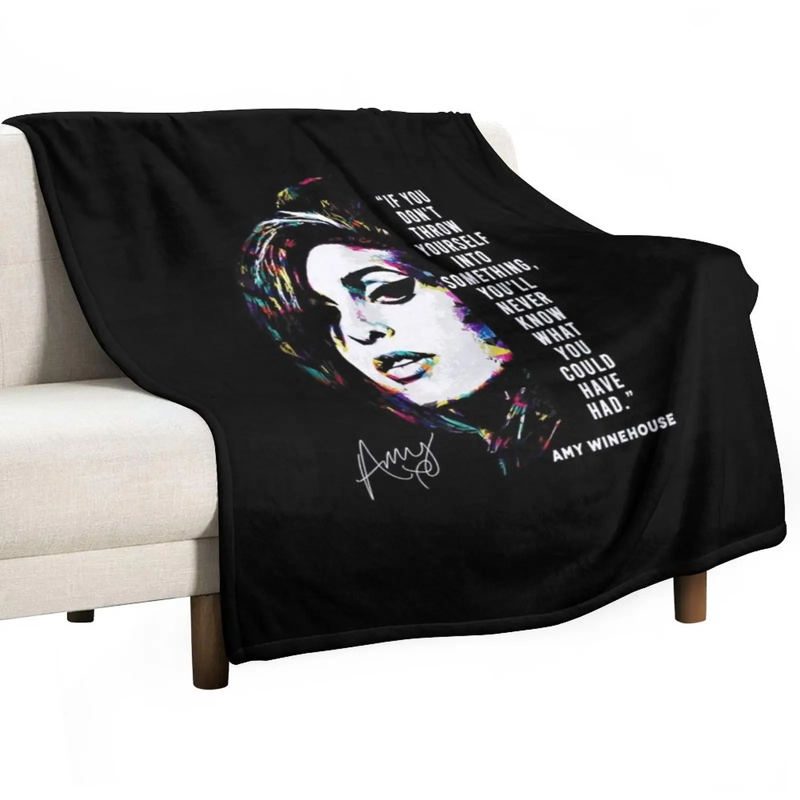 

nn Amy Winehouse Throw Blanket Summer Blanket Luxury Designer Blanket