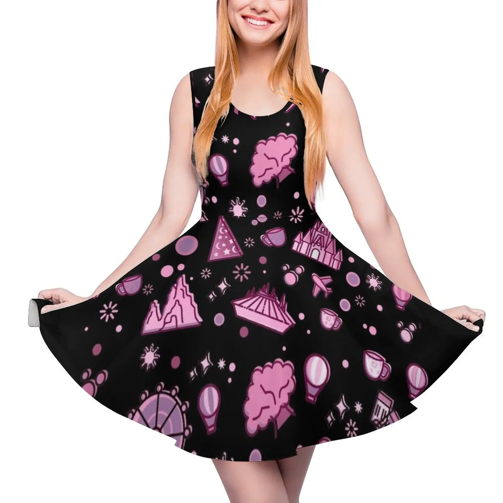 Happiest Place on Earth - Halloween Sleeveless Dress Long veiled dresses dress summer wedding guest dress 2024