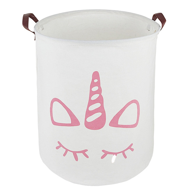 Laundry Basket Round Dirty Clothes Toys Folding Bucket Anti-dust Big Waterproof Storage Laundry Bags for Dirty Clothes