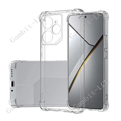 Advanced Soft TPU Protective Back Shell Case for Realme Neo7 (Clear)