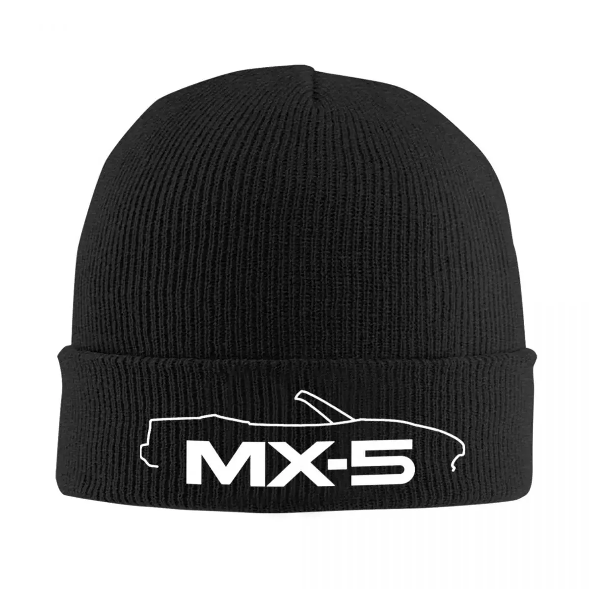 

Mazdas MX5 Merch Winter Beanie Hat For Men Women Knitted Skull Cap Beanies Skullies