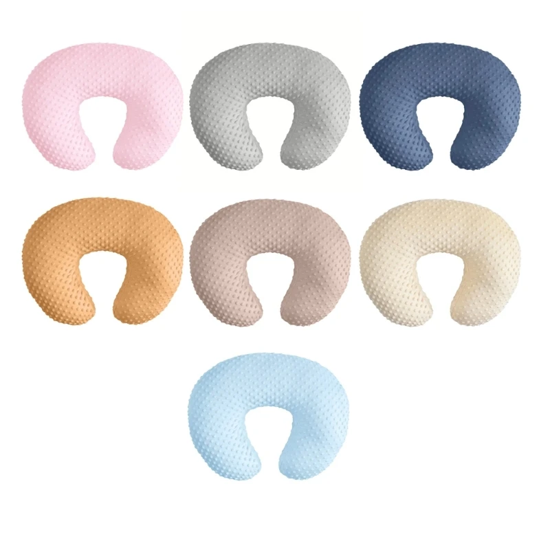 Nursing Pillowcase for Breastfeeding Soft & Comfortable Baby Pillow Slipcover Breathable Infant Support Cushion Case